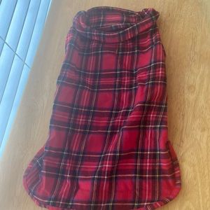 J Crew Flannel Dog Shirt Size M/L